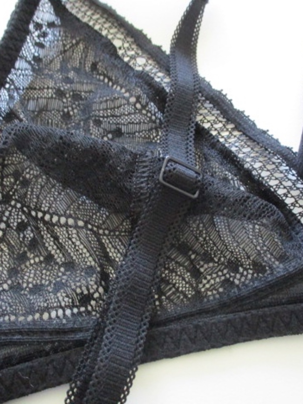 SIMONE PERELE - Comete Wireless Triangle Black Bra - 34B - Picture 4 of 7